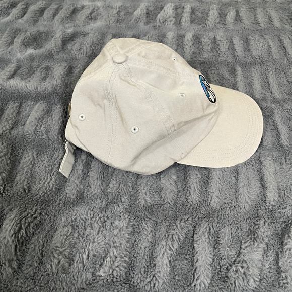 Patagonia Mountain Logo Baseball Cap Gray Cotton Adjustable Strap - Picture 2 of 6
